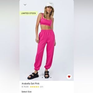 Princess Polly “The Arabella Set” in Pink